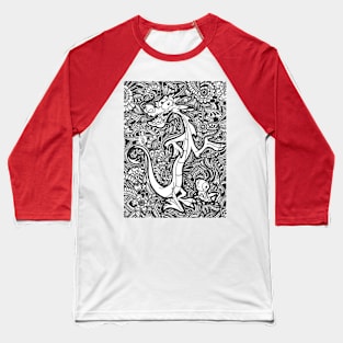 Dragon and Lucky Bug Baseball T-Shirt